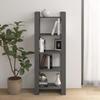 VidaXL Bookcase-Room Divider Grey 60x35x160 Cm Solid Wood 813891