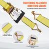 Ratchet Tie Down Straps (4PK), 5000 lb Break Strength, Double J Hook Includes 4 Premium 2" x 15' Rachet Tie Downs with Padded Handles, for Moving