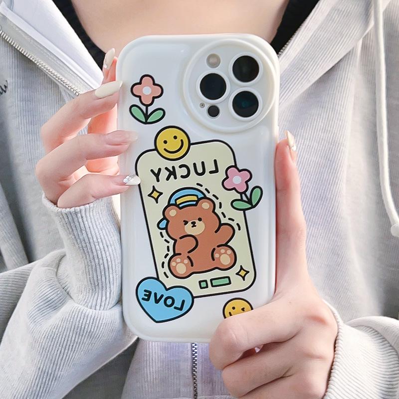 Креативный чехол-подушка безопасности Zhitai для iPhone 15 Pro/14 Pro Max, Женский защитный чехол для iPhone 12/11