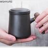 Personality Ceramic Tea Set Teacup with Lid Filter Office Mark Cup Travel Portable Tea Set Household Drinking Utensils WSHYUFEI