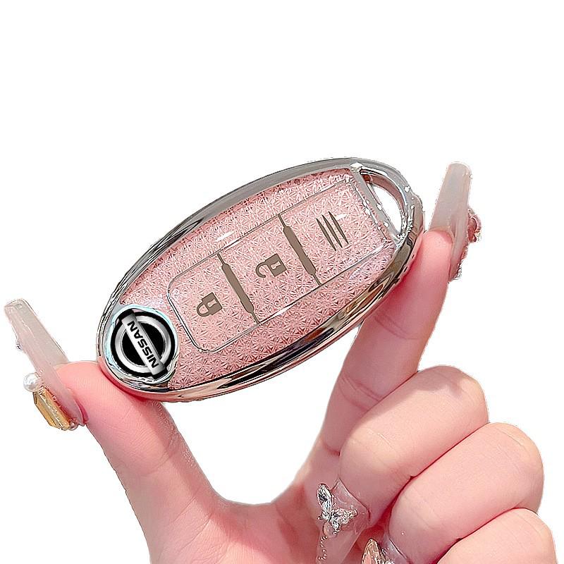 Nissan Sylphy, Teana, Qashqai, Kicks, X-Trail, Tiida, Bluebird Чехол и Пряжка для Ключа