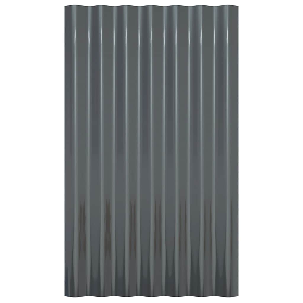 Vidaxl Panele Dachowe, 12 Szt., Malowana Proszkowo Stal, 60X36 Cm