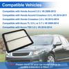 Car Engine Air Filter For Honda Accord Crosstour Acura TL TSX 3.5 L V6 2008 2009 2010 2011 2012 2013 2014 17220-R70-A00