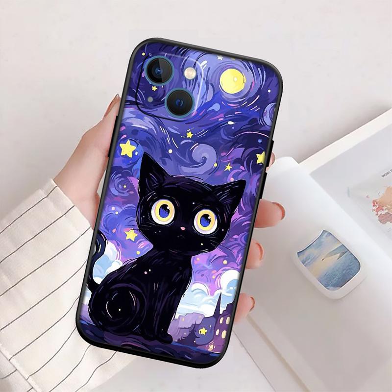 RP15 Cat Kitten Meow Shell Phone Case for Samsung Galaxy Note 10 20 S23 S24 S25 Ultra FE Plus Edge Lite A02S A35 A07 A17