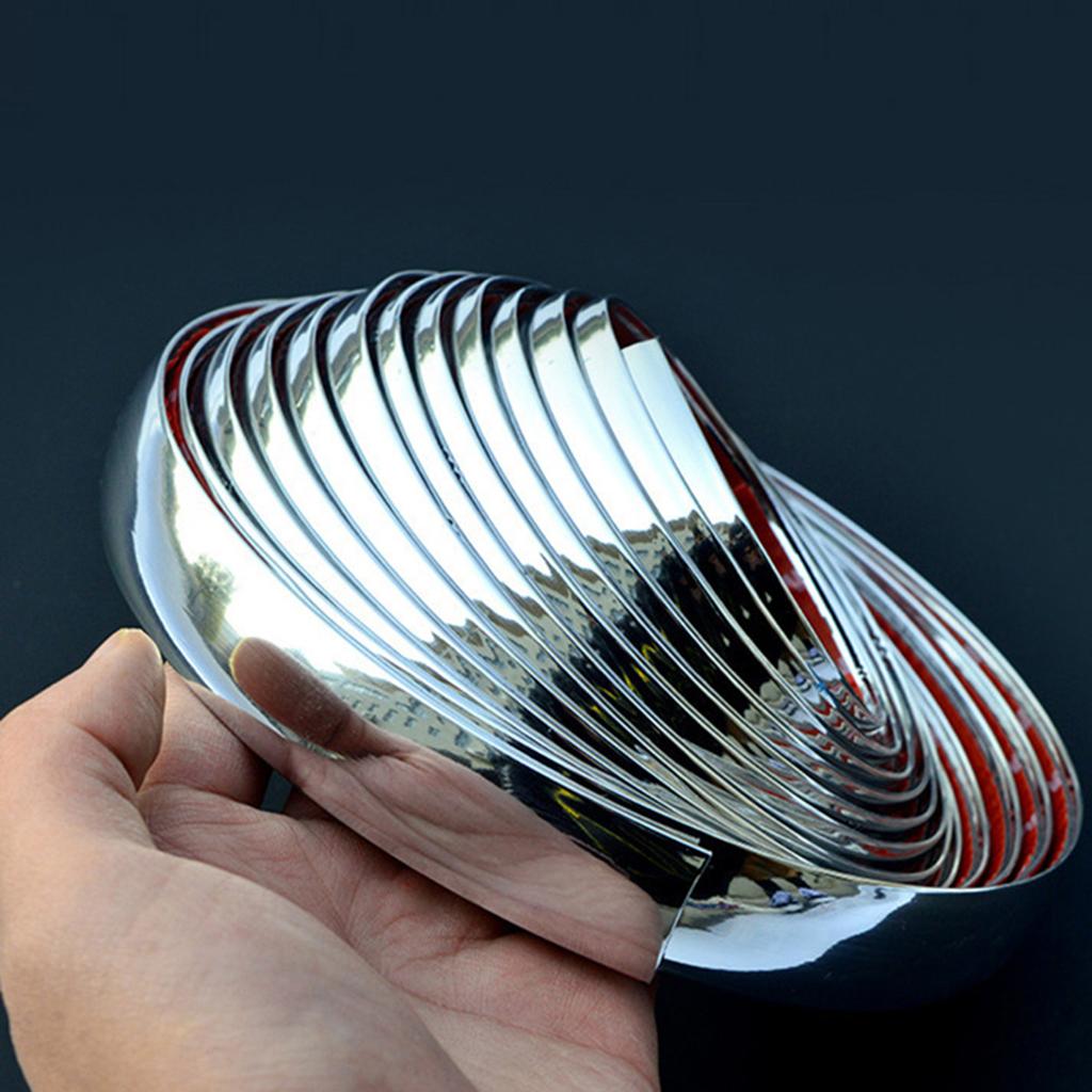 3 м автомобильная хромированная серебряная накладка, ПВХ универсальная защита от царапин, авто двери, окна, бампер, украшение для тела, стиль