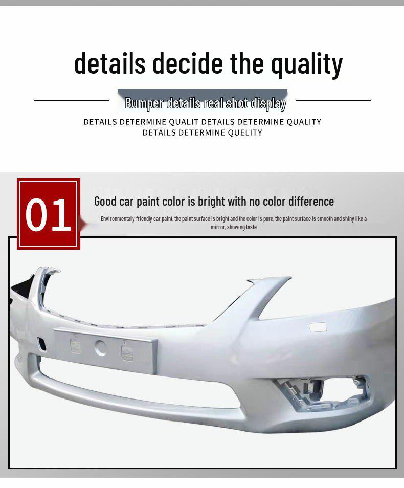 Suitable for Toyota Camry (2006-2011) Front and Rear Bumpers