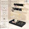 Jewelry Bracelet Storage Display Metal Necklace Bracelet Anklet Stud Earring Jewelry Storage Rack T-Bar Jewelry Display Holder