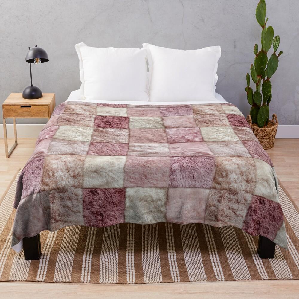 Soft and plush textures Throw Blanket