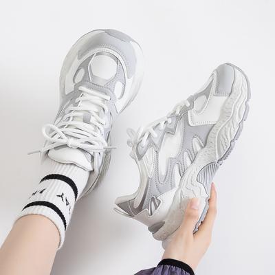 Модные женские кроссовки на толстой подошве, осенние женские повседневные спортивные кроссовки на толстой подошве, женские кроссовки для бега в новой цветовой гамме