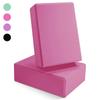 Фитнес-блоки для йоги Блоки из пеноматериала высокой плотности Оборудование для поддержки в пилатесе Тренировочные блоки для растяжки и формирования тела Подушки-поддержка