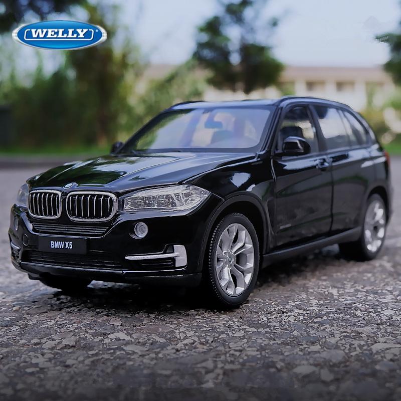 Welly 1/24 BMW X5 Внедорожник Сплав Модель автомобиля Литые Металлические Игрушечные Транспортные Средства Модель Автомобиля Высокая Симуляция Коллекция Детский Подарок Украшение