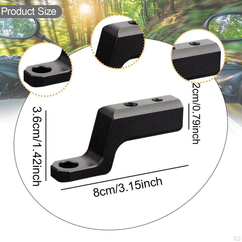 Держатель зеркала заднего вида Крепление на руль Алюминиевый сплав