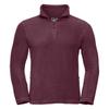 Russell Mens Quarter Zip Outdoor Fleece Top