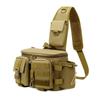 Multifunctional Luya Bag Large Fanny Pack Tactical Messenger Fishing Bag Plug Rod Bag Storage Outdoor Bag