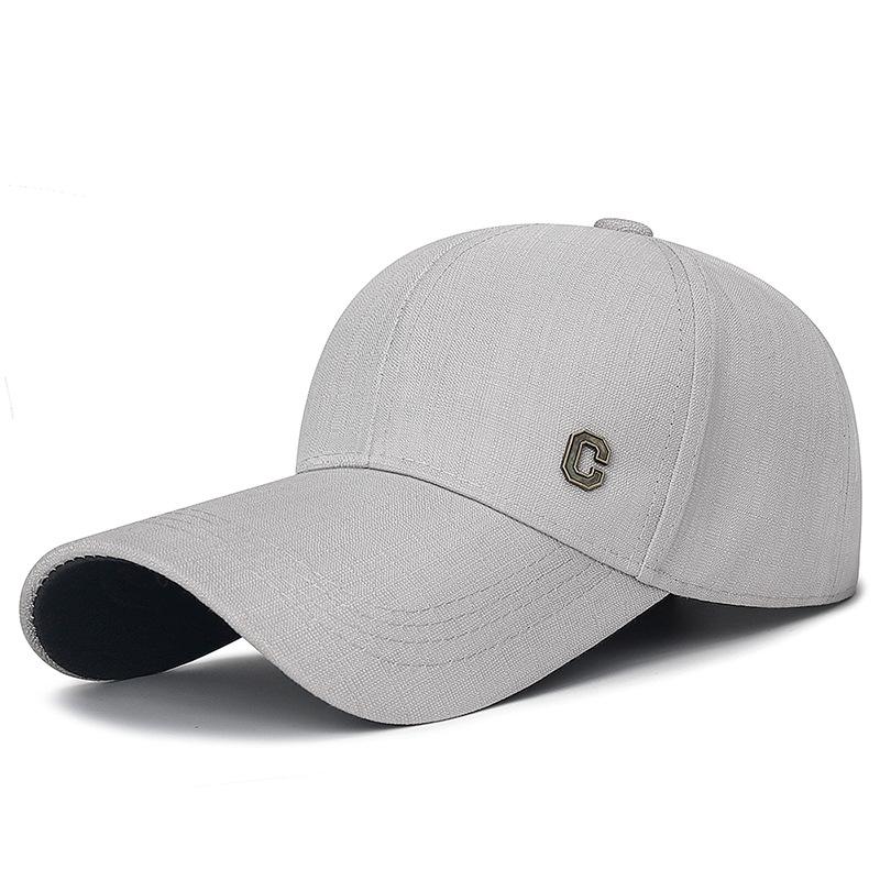 Мужская бейсбольная кепка с длинными полями на весну и осень, летняя солнцезащитная шляпа от солнца