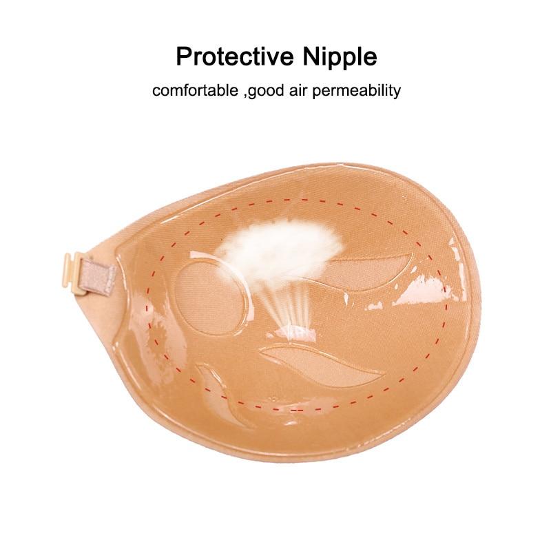 FINETOO Women's Breast Push Up Pad Reusable Swimsuit Accessories Silicone Bra Pad Nipple Cover Stickers Patch Inserts Sponge Bra