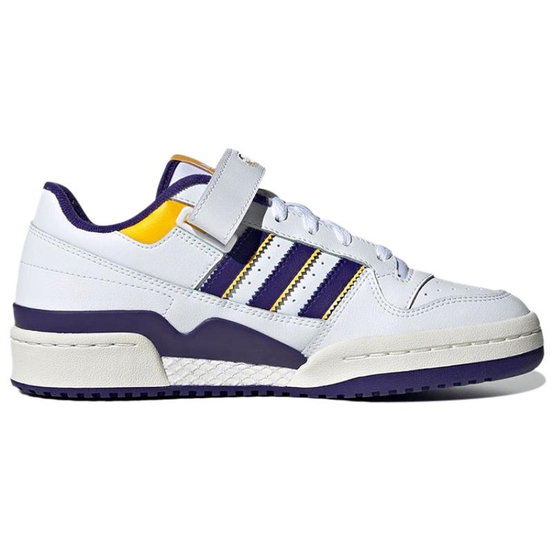 Adidas Оригинальные кроссовки Originals Forum 84 Low Champions 'Бело-фиолетово-желтые' Женские GZ7180