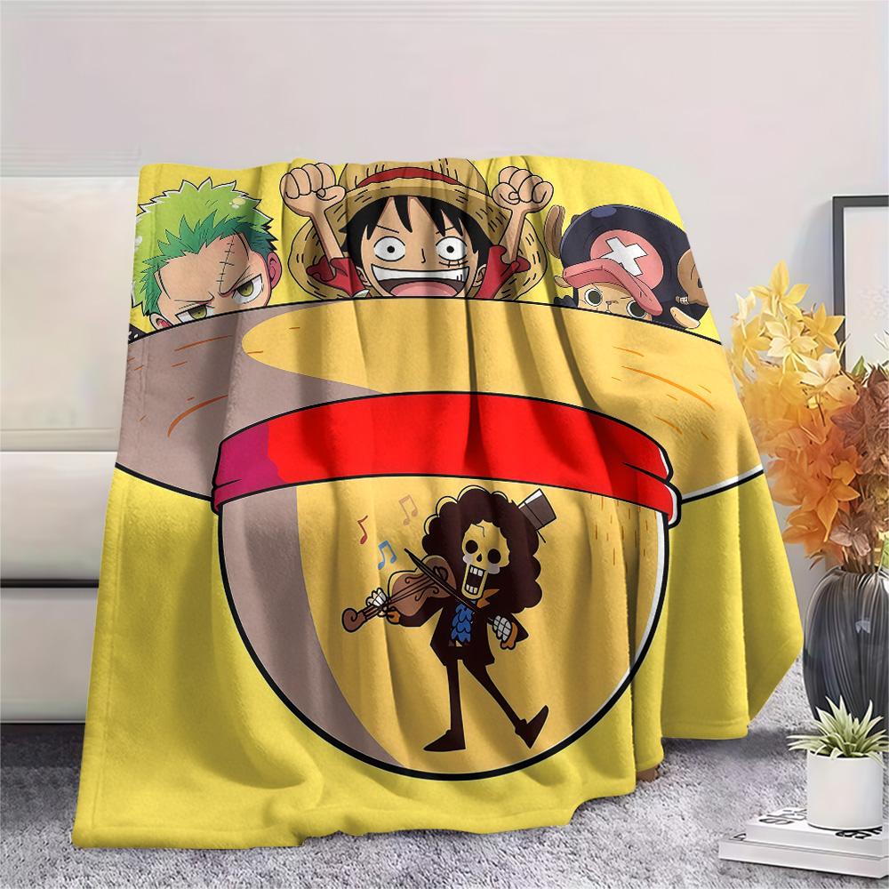 One Piece2 Flannel Blanket, High quality Comfortable for All Seasons, Home Decor, Warmth and Comfort