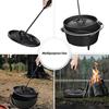 Heavy Duty Dutch Oven Lid Lifter Cast Iron Pot Cover Handle Lid Lifter  Outdoor Camping