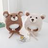 Cartoon Ear Winter Baby Earmuffs Warm Ear Protection Cap New Baby Knitted Cap