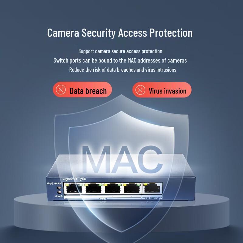 HIKVISION 5-Port Gigabit PoE Managed Switch
