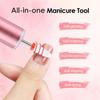 Профессиональный набор для маникюра и педикюра, беспроводной аппарат для маникюра с УФ-лампой, электрический набор пилок для ногтей, фрезерный станок, полировщик