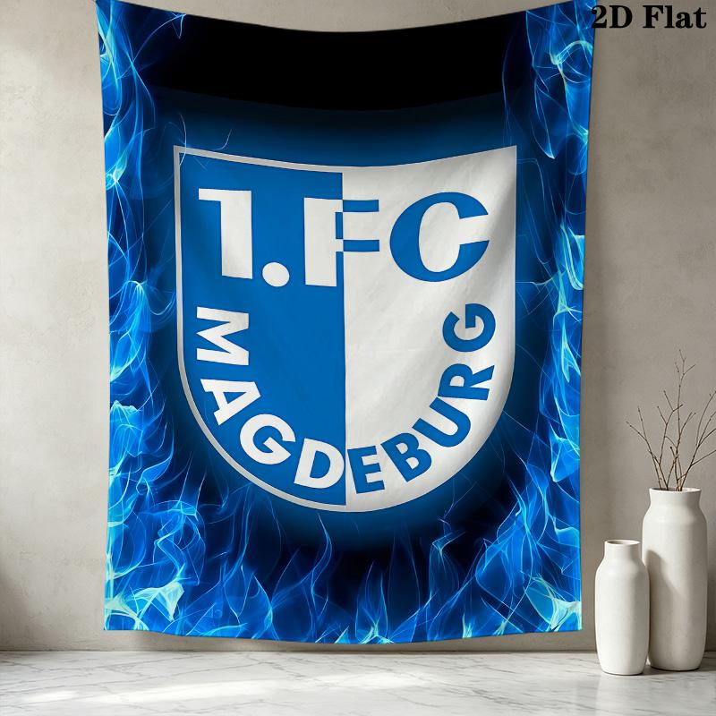1 Fc Magdeburg Wall Tapestry Aesthetic Wall Hanging Printed Fabric Blanket Decorative Tapestries For Bedroom Living Room Home Decor