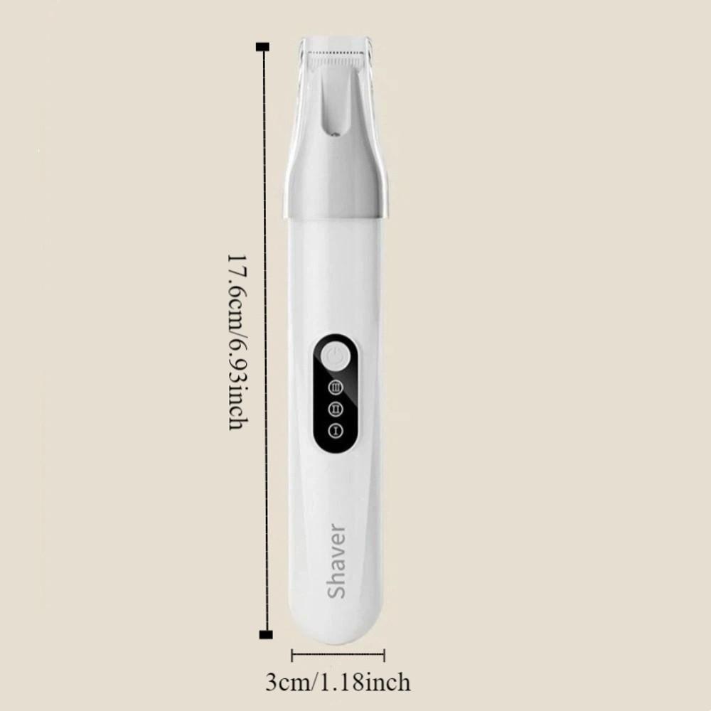 Электрическая машинка для стрижки шерсти животных USB-зарядка Тихая работа Машинка для груминга животных Профессиональная со светодиодом Электрическая бритва для кошек
