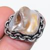 Biwa Pearl Gemstone 925 Sterling Silver Jewelry Ring Size 7