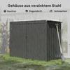Trash Bin Box For 2 Tons Lockable Trash Bin Cover With Flip Top Lid Dark Gray