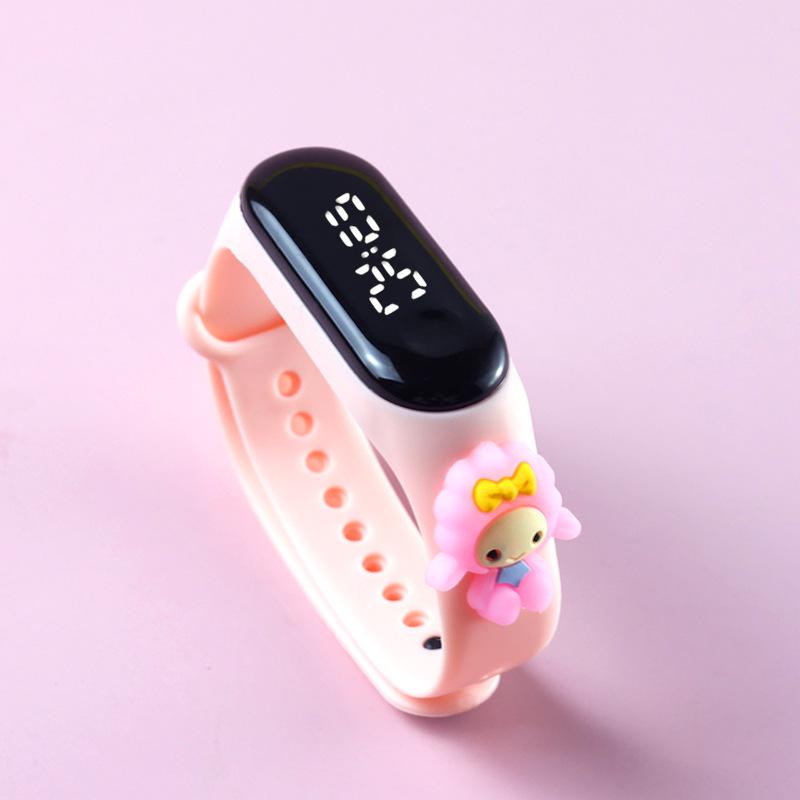 Superman LED Cartoon Doll Student Trend Waterproof Electronic Watch