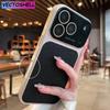 Роскошный чехол из кожи личи для iPhone 17 16 15 14 Pro Max iPhone 13 Стеклянный Большое Окно Ударопрочный Броня Бампер Покрытие Чехол