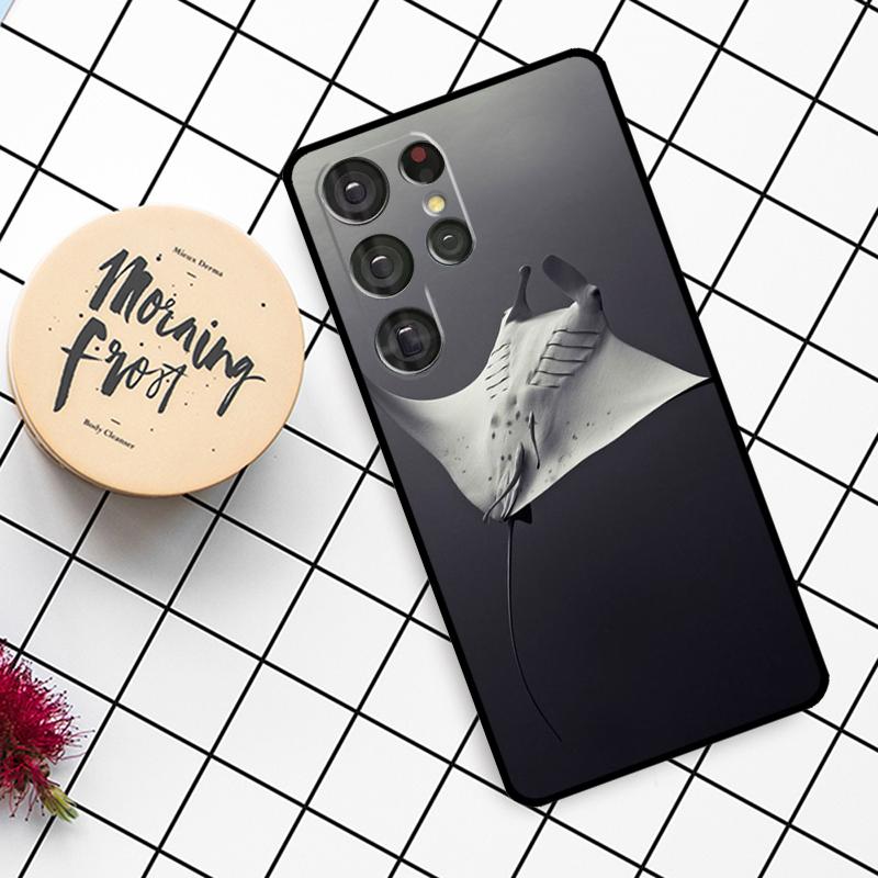 Чехол с рисунком ската для Samsung Galaxy S21 S22 S23 S24 S25 Ultra S9 S10 S25 Plus S25 FE S20 FE