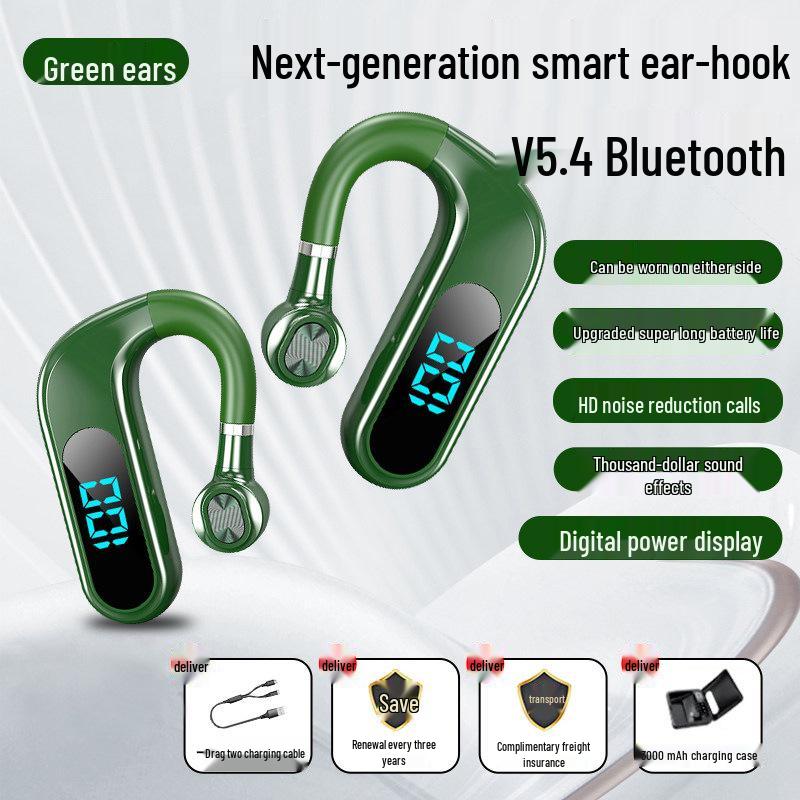 Беспроводная Bluetooth-гарнитура с одним наушником и долгим временем работы для водителей и велосипедистов