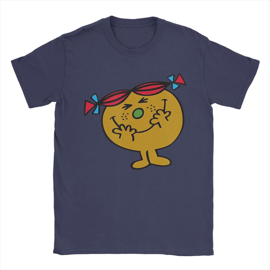 Mr Men Little Miss Trouble T Shirts Men Women Pure Cotton Leisure T-Shirt Round Neck Tee Shirt Short Sleeve Clothing Plus Size