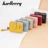 Baellerry Модные женские короткие кошельки на молнии, держатель для карт, классический кошелек для монет, милые сумки для карт
