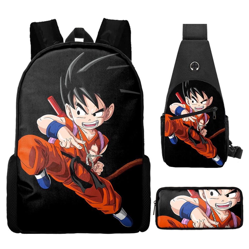 Dragon Ball Dragon Ball Backpack Primary And Secondary School Schoolbag Shoulder Bag Satchel Pencil Case