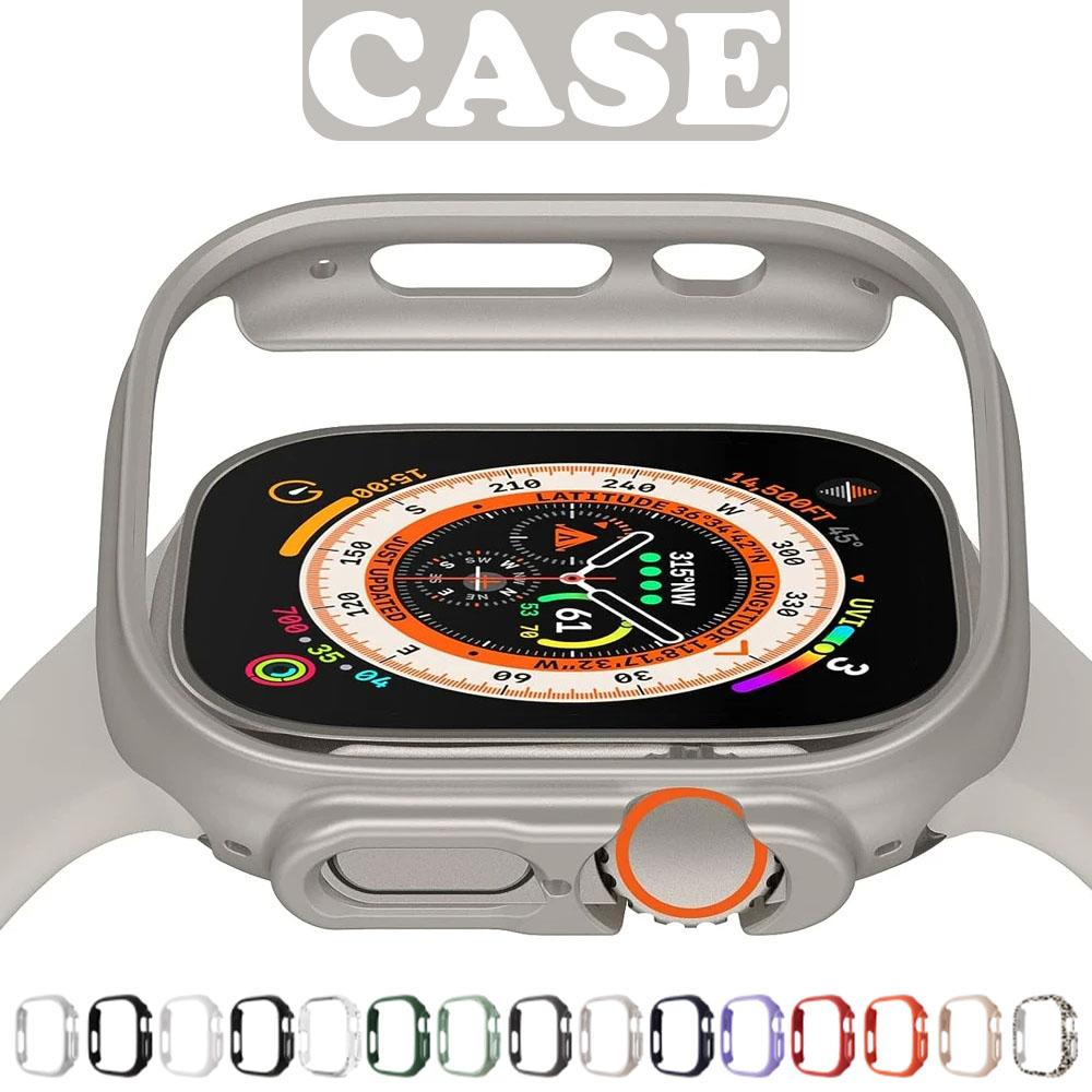 PC Case Without Film for Apple Watch Ultra 2 Ultra 49mm Cover Screen Protector Protective Full Bumper Accessories for Iwatch Ultra 2