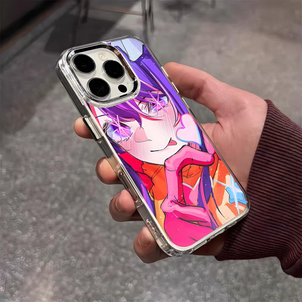 Чехол для телефона Oshi No Ko Аниме Ай Хосино Для iPhone 17 Air 16 E 15 14 13 12 11 Plus Pro Max Покрытый прозрачный мягкий чехол