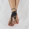Crochet Barefoot Sandals Wedding Anklets Beach Anklets Shoes Ornament Ankle Bracelet