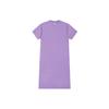 Новое женское платье с коротким рукавом MLB, фиолетовое 31OP10131-07V