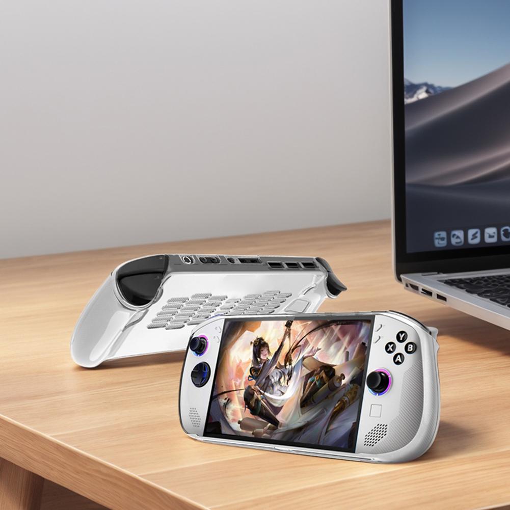Чехол из ТПУ для Lenovo Legion Go S Игровой портативный Комплексная защита от царапин Эргономичный защитный чехол Игровые аксессуары
