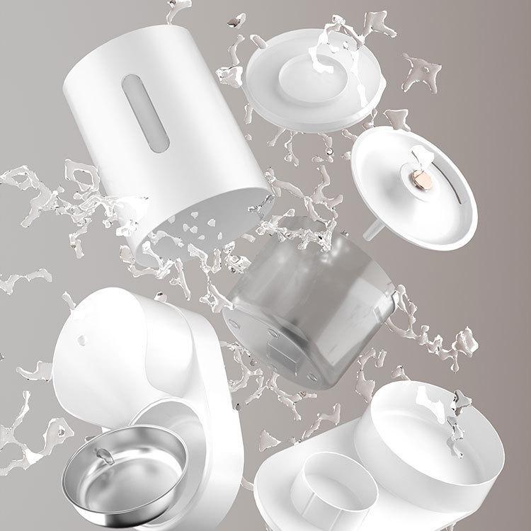 Диспенсер для воды для питомцев, подключаемый к сети, Автоматическая кормушка, Разделение влажного и сухого, Большая вместимость, Миска «все в одном» для воды и еды, Товары для питомцев