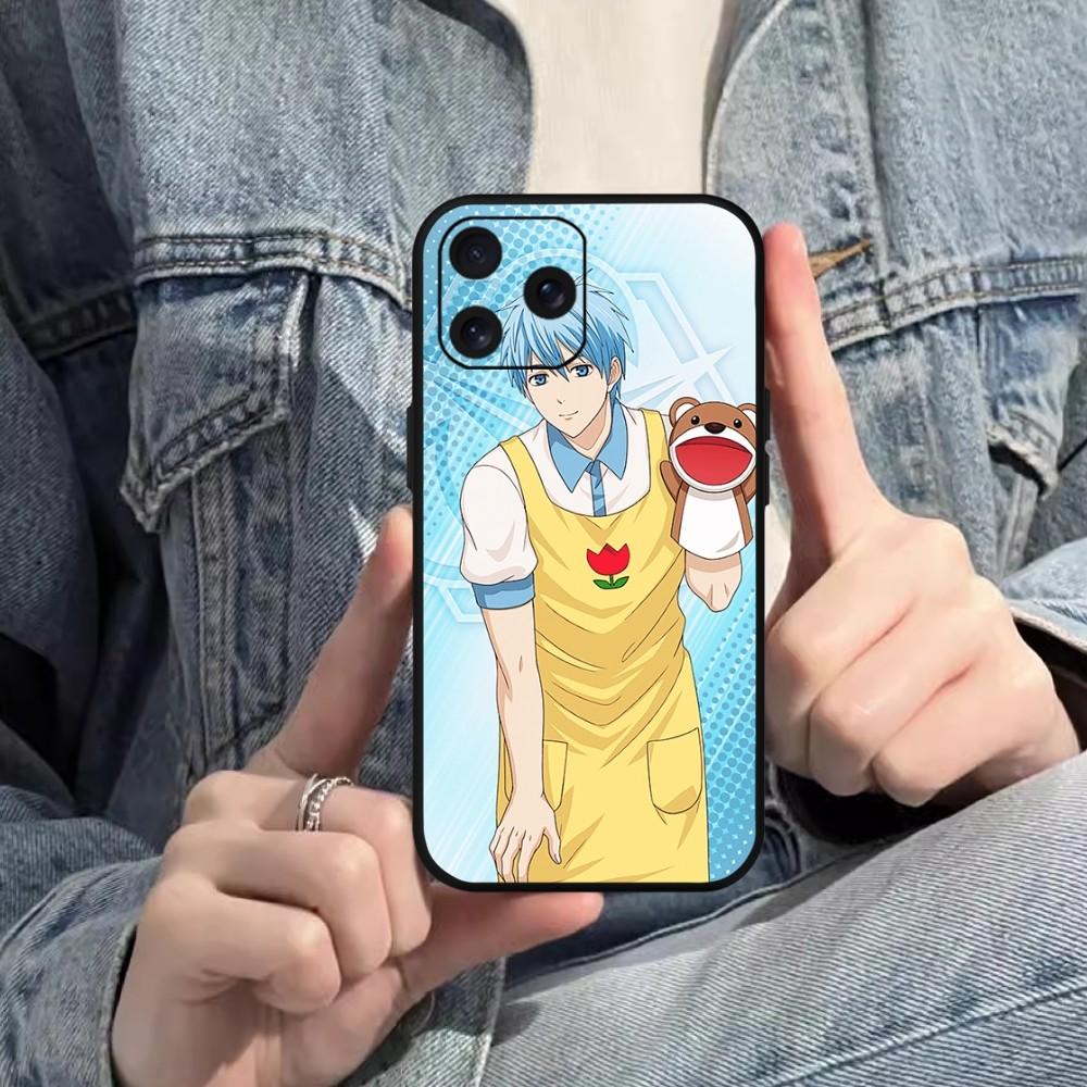 Чехол для телефона Bilibili Anime Kuroko Basketball для iPhone Mini 11 12 13 14 15 Pro XS Max X Plus SE XR, черный мягкий чехол
