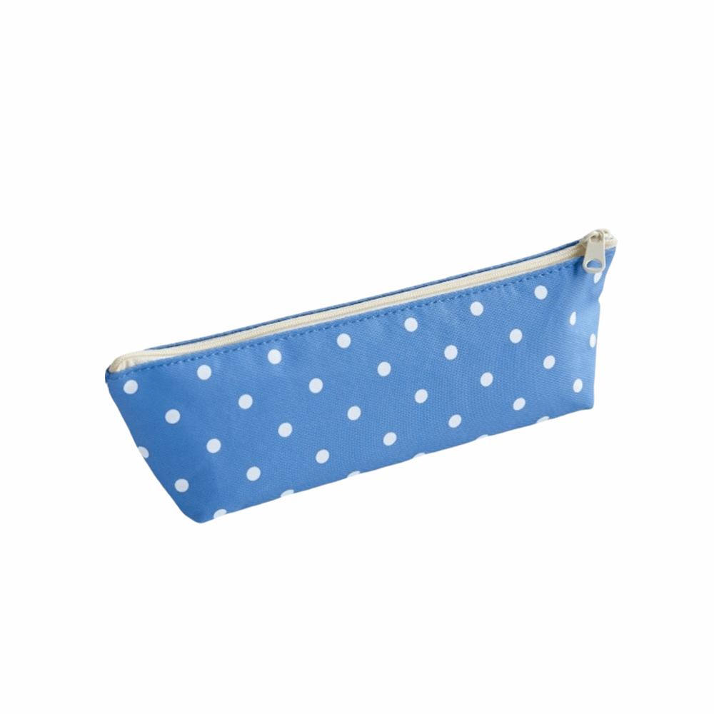 Polka Dot Pen Bags Large Capacity Stationery Bag New Makeup Pouch Office Supplies