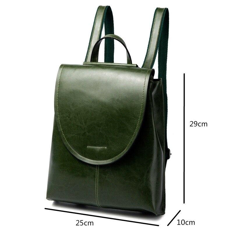 Johnature Модный рюкзак, женская сумка, универсальные сумки из коровьей кожи для отдыха, дорожные сумки, однотонные рюкзаки из воловьей кожи