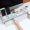 Пластиковая настольная стойка для хранения клавиатуры, многофункциональная косметическая полка для хранения дома/офиса
