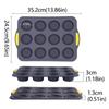 Reusable Silicone Cake Mold Silicone Silicone Muffin Tray Mini Baking Molds  Baking Muffins