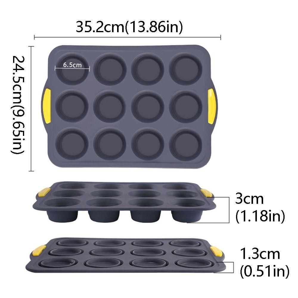 Reusable Silicone Cake Mold Silicone Silicone Muffin Tray Mini Baking Molds  Baking Muffins