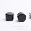 50 г черная глянцевая полипропиленовая банка для крема с внутренней крышкой для косметики и клея для лака для ногтей